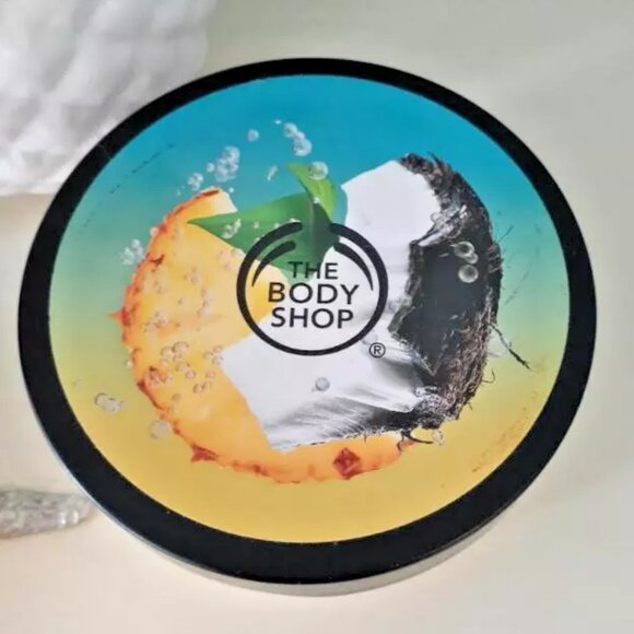 HTF! The BODY SHOP " PINITA COLADA " BODY BUTTER 200ml Cream - Picture 2 of 6